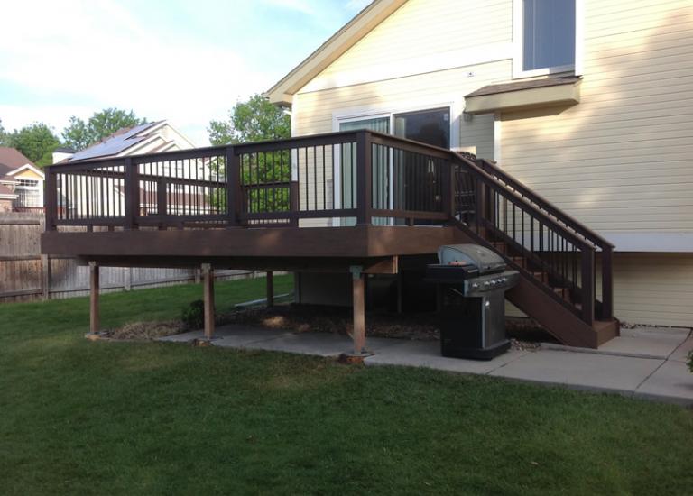 Timbertech Evolutions Builder Rail Traditional Walnut Brown Oak Decking