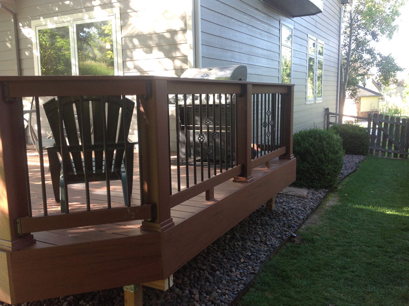 Pacific Rosewood Composite Decking