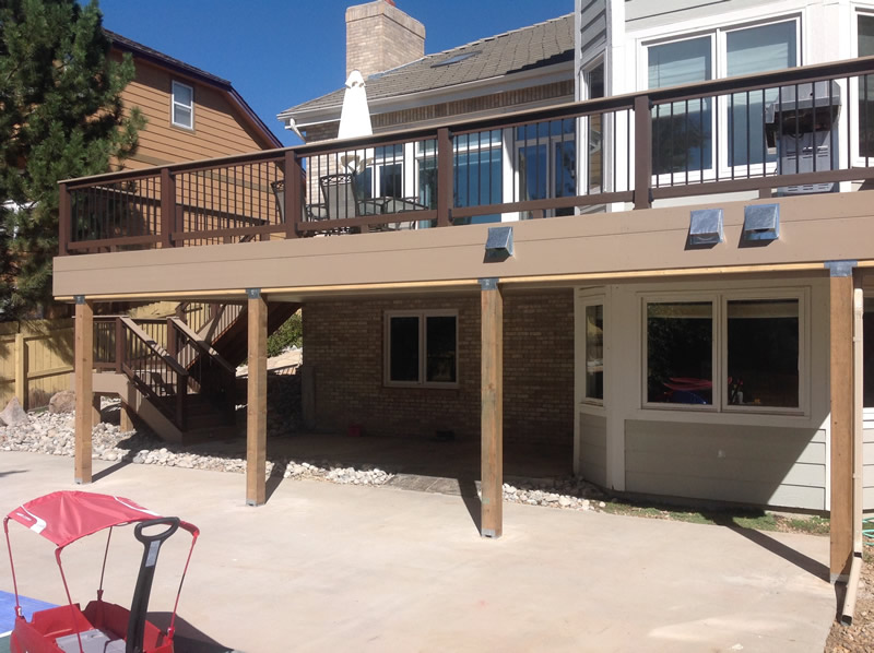 Timbertech Composite Deck with Zipup Dry System
