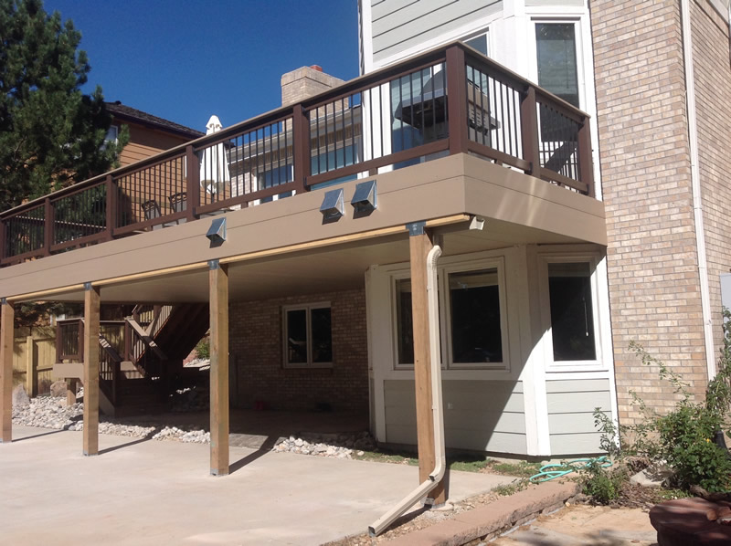 Timbertech Composite Deck with Zipup Dry System