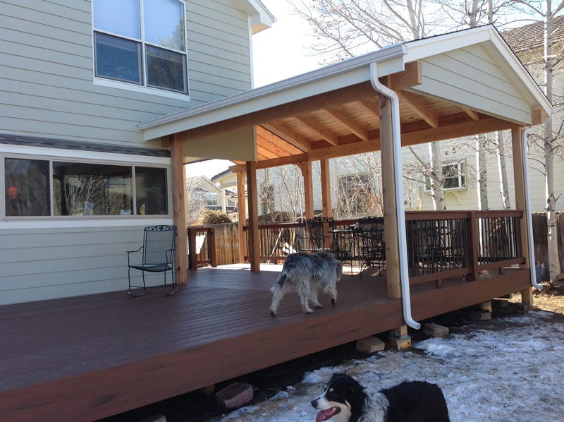 Pacific Rosewood Decking with Roof and Beetle-Kill Inside Finish