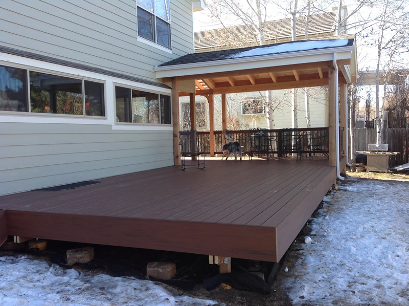 Pacific Rosewood Decking with Roof and Beetle-Kill Inside Finish
