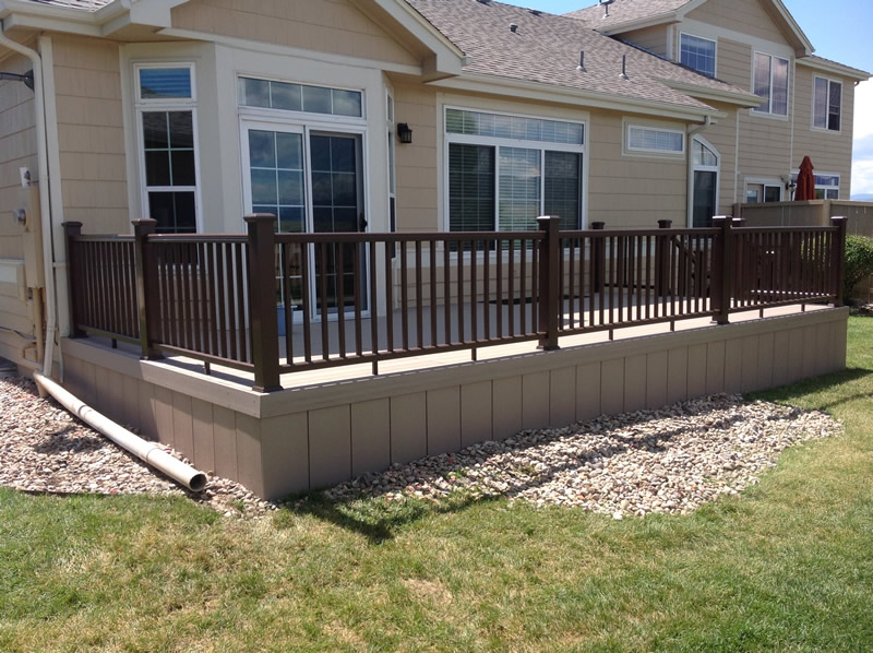 Timbertech Earthwood Evolutions Sandy Birch with Express Rail System