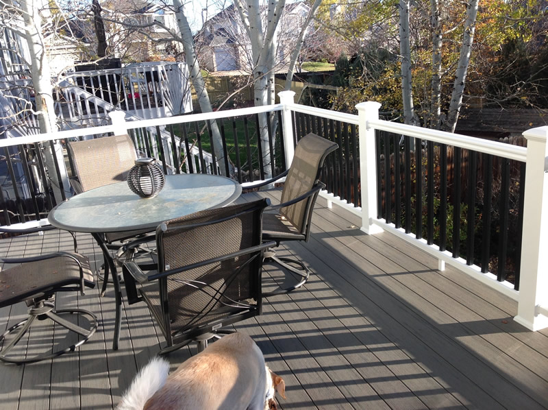 Timbertech Silver Maple with Radiance Express Rail System