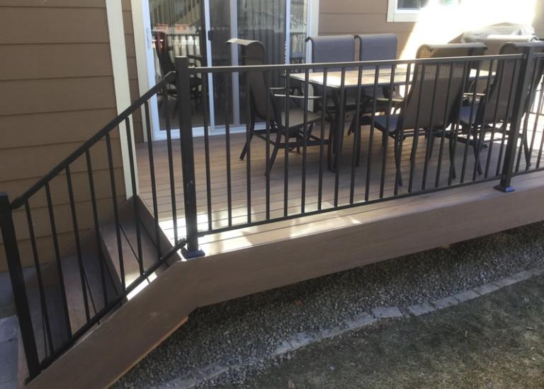 Timbertech Earthwood Evolutions Tigerwood with Fortress Residential Iron