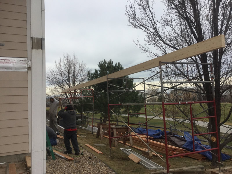Port Orford Glu/Lam Support Beams and Posts Timbertech Earthwood Evolutions Pecan Decking
